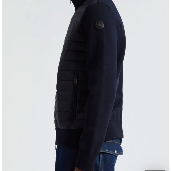 MONCLER puffer down zip cardigan - Picture 2 of 15